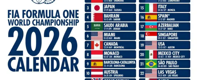 2026 f1 calendar