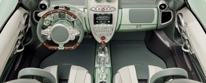 Pagani Huayra Codalunga Speedster interior