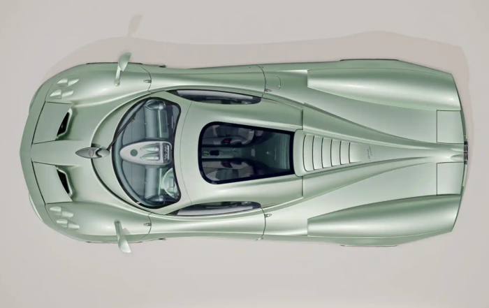 Pagani Huayra Codalunga Speedster overhead