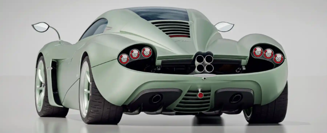 Pagani Huayra Codalunga Speedster rear