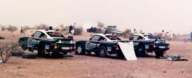 Porsche 959 at the Dakar Rally