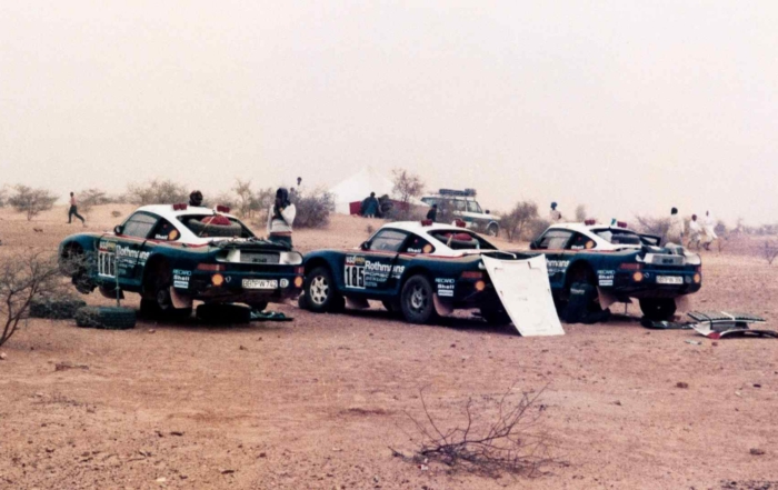 Porsche 959 at the Dakar Rally