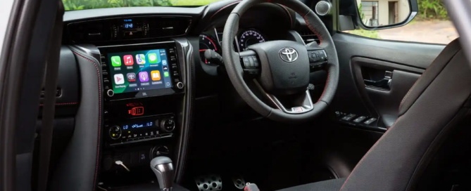 Toyota Fortuner GR-S interior