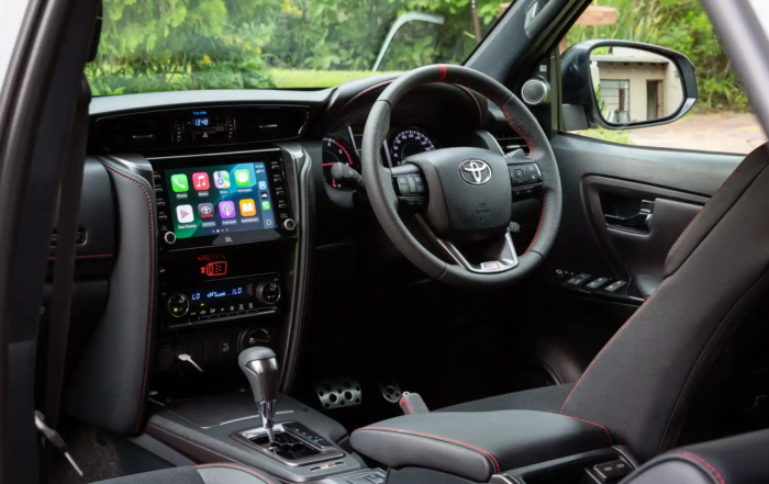 Toyota Fortuner GR-S interior