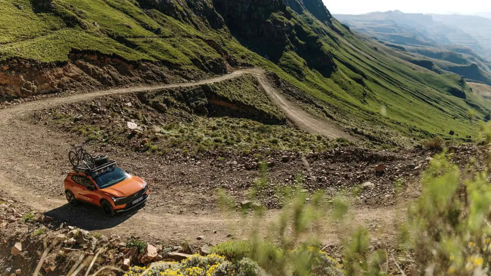 Volvo EX30 Cross Country Becomes First Full EV to Ascend Sani Pass