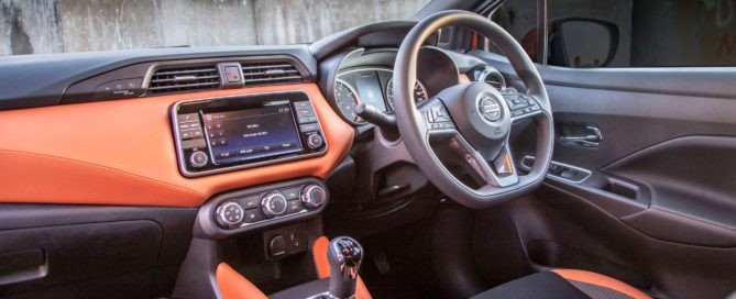 New Micra has a touchscreen infotainment system