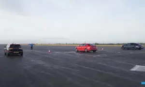Compact AWD Drag Race [video]