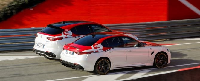 Alfa Romeo Racing models rear