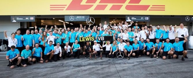 Mercedes drivers claimed another 1-2 for the season