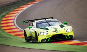 Aston Martin Vantage GTE testing at Monza [video]
