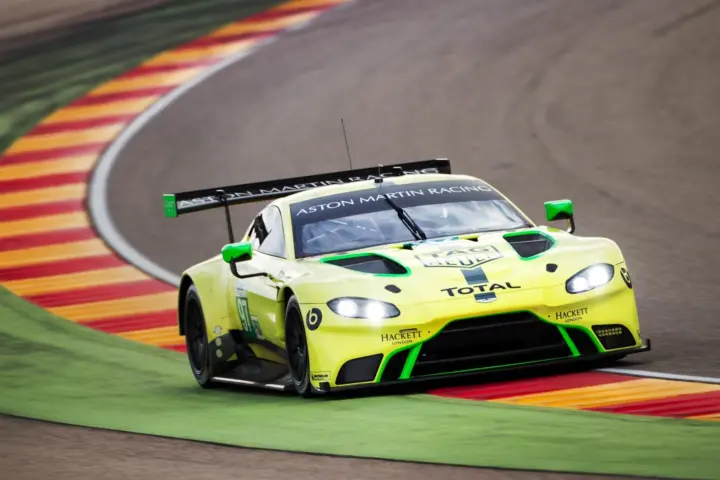 Aston Martin Vantage GTE testing at Monza [video]