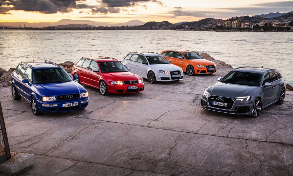 Audi RS avant generations