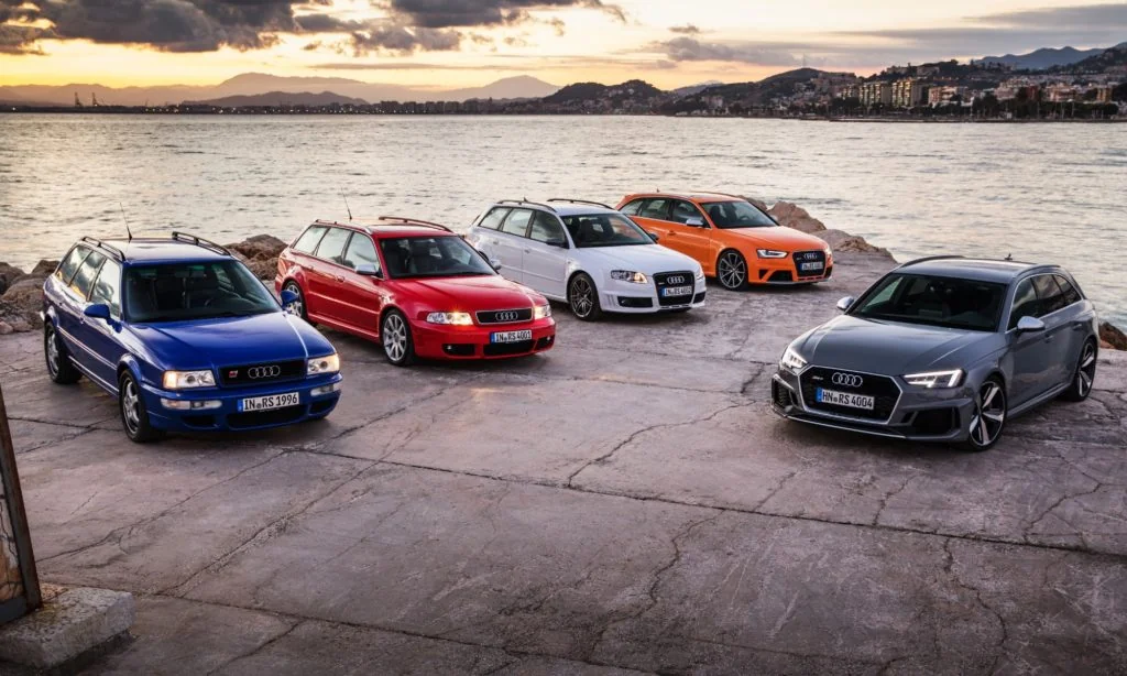 Audi RS avant generations
