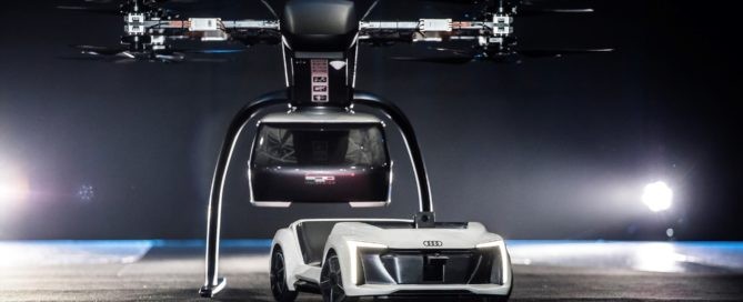 Audi Flying Taxi car and drone