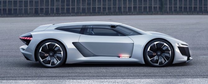 Audi PB18 e-tron concept rear