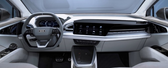 Audi Q4 E-Tron Sportback Concept interior