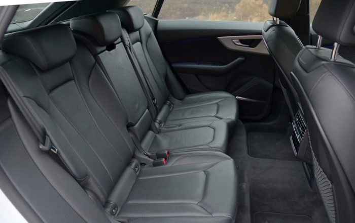 Audi Q8 55 TFSI rear cabin