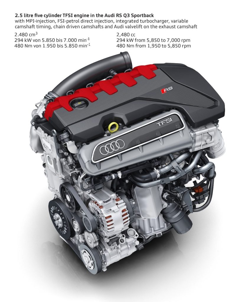 Audi RS Q3 engine