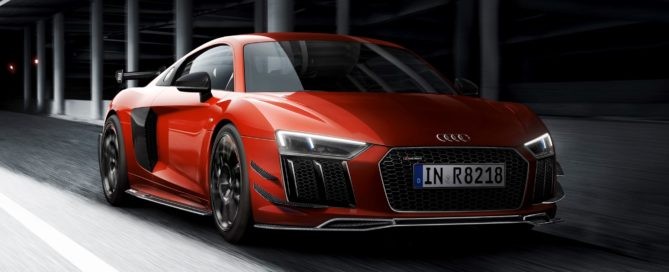 Audi Sport Performance Parts R8 in action