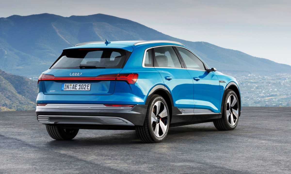 Audi e-tron is the company’s first all-electric production car.