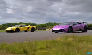 Lamborghini Drag Race [video]