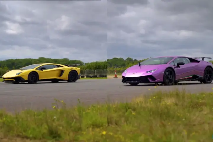 Lamborghini Drag Race [video]