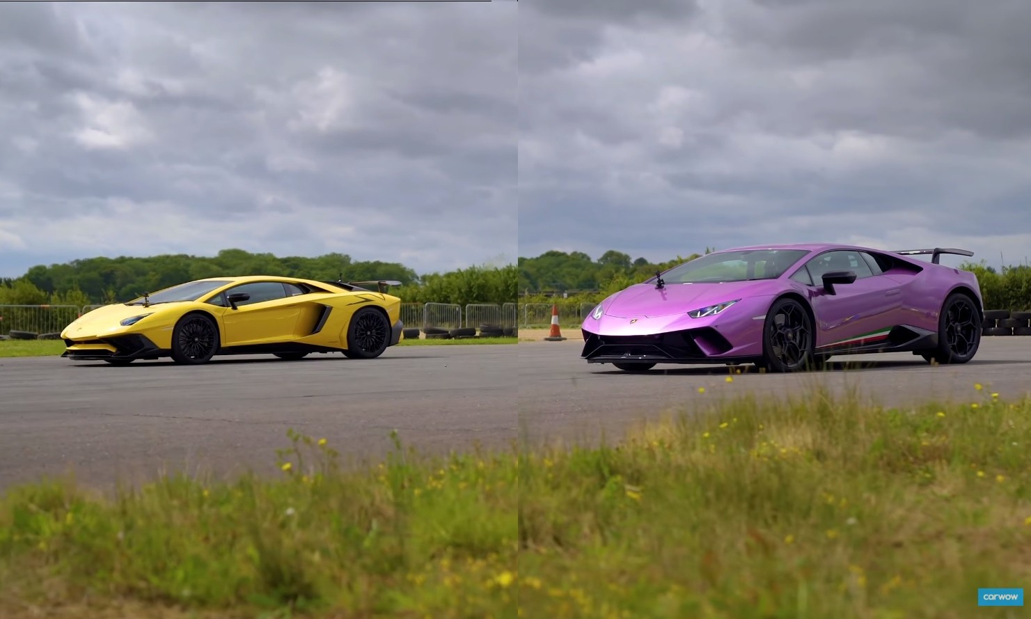 Lamborghini drag race video pits siblings against each other