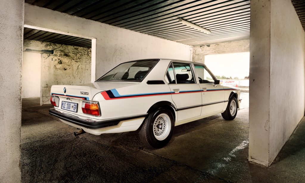 BMW 530 MLE Restored in garage