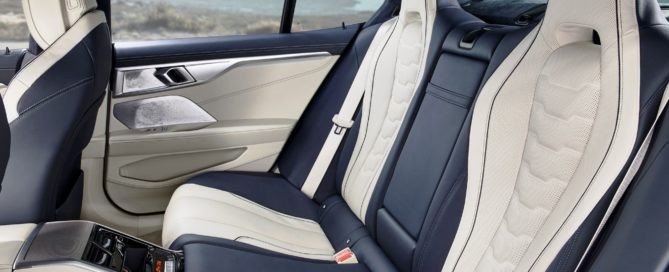 BMW 8 Series Gran Coupe rear cabin