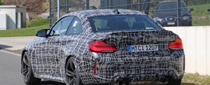 BMW M2 CS spotted rear