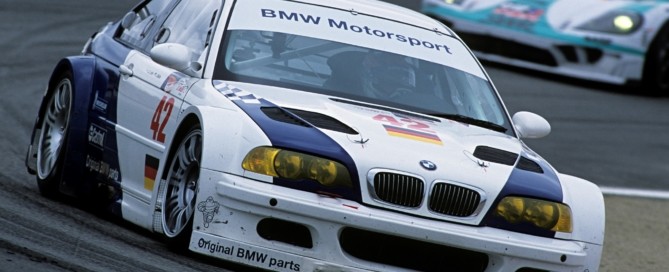 BMW M3 GTR racecar