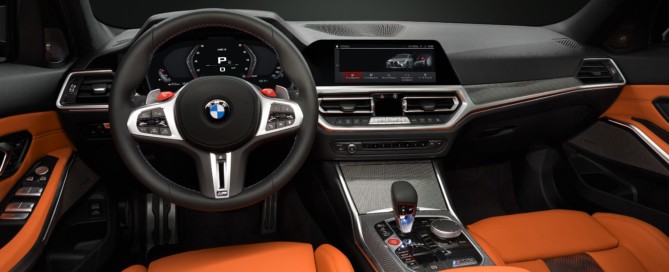 BMW M3 and M4 interior
