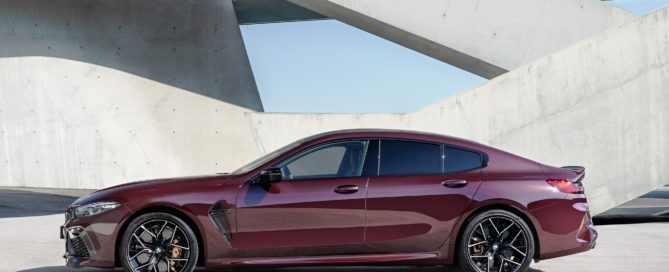 BMW M8 Gran Coupe profile