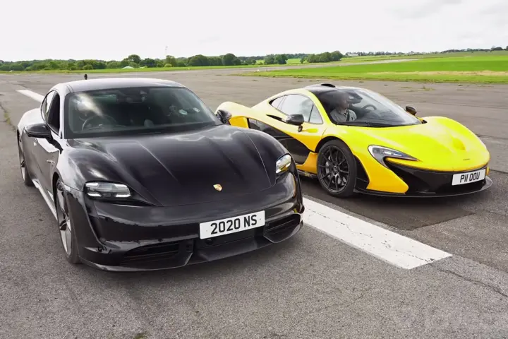 Battery vs Petrol Drag Race [video]