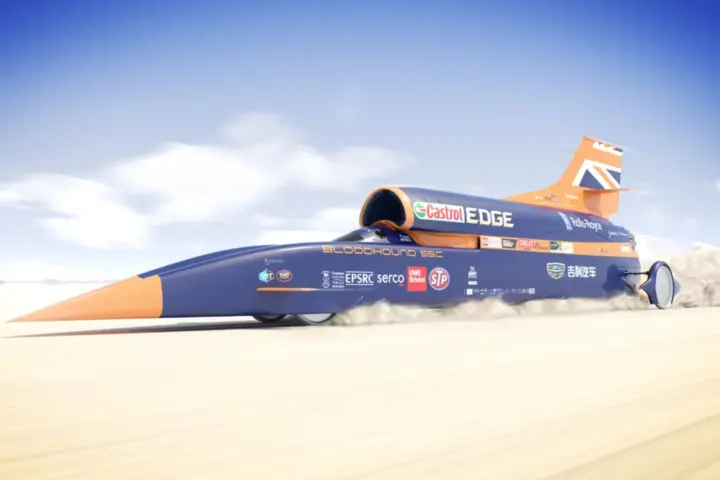 Bloodhound SSC record-breaking run in South Africa 2019
