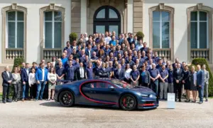 100th Bugatti Chiron produced