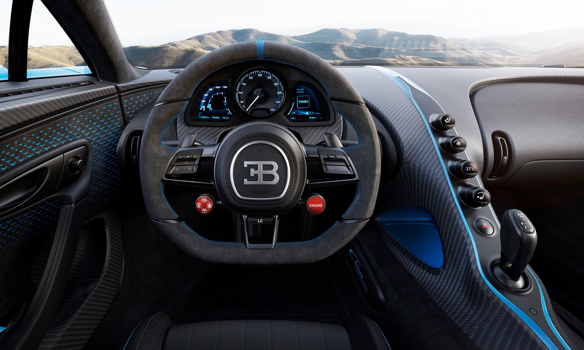Bugatti Chiron Pur Sport is a 1 104 kW canyon carver