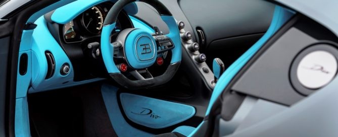 Bugatti Divo hypercar interior