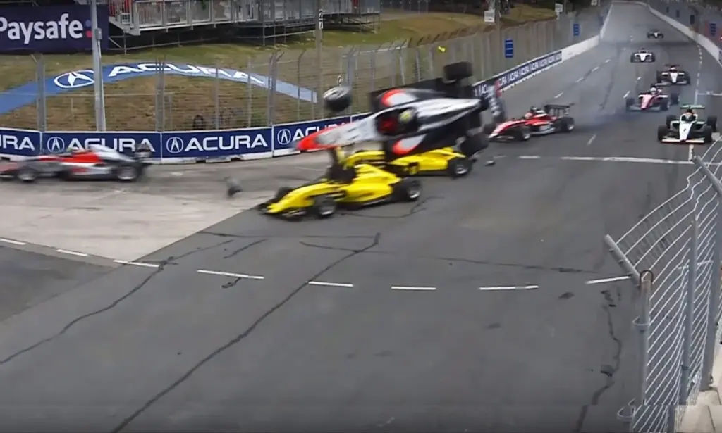 Spectacular Pro Mazda crash [video]