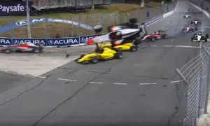 Spectacular Pro Mazda crash [video]