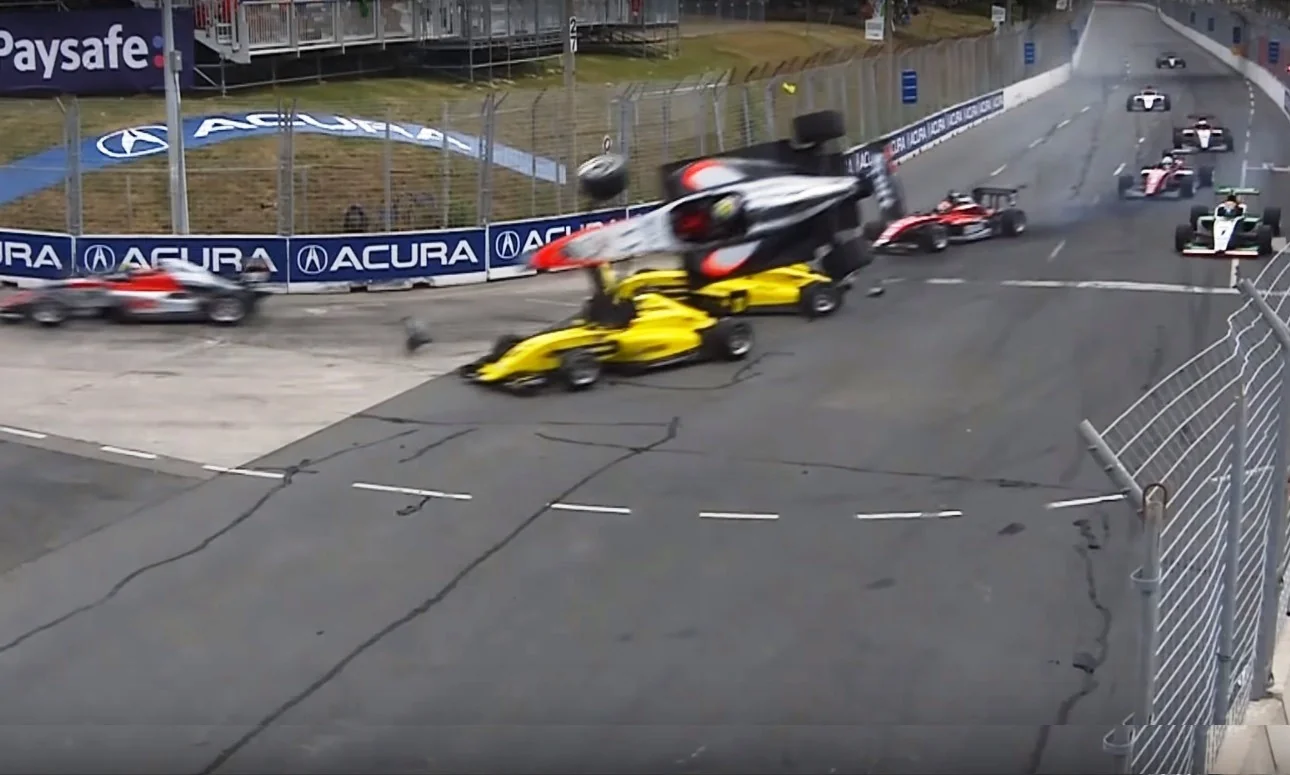 Pro Mazda crash