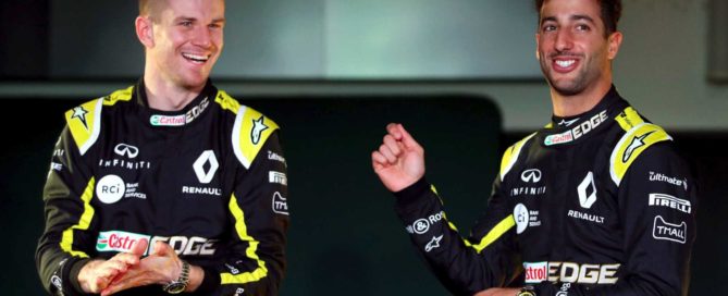 Daniel Ricciardo and Nico Hulkenberg