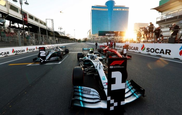 Directly after the race