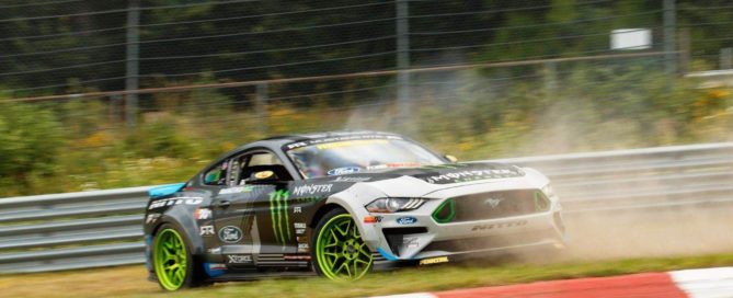 Vaughn Gittin, Jr is Drift King of the Ring as he completes a full lap of the famous Nurburgring going sideways.