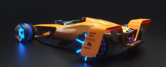 McLaren Future Grand Prix racecar rear