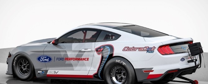 Electric Mustang Cobra Jet Dragster