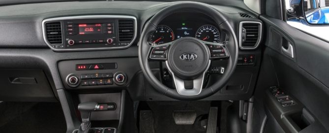 Enhanced Kia Sportage interior