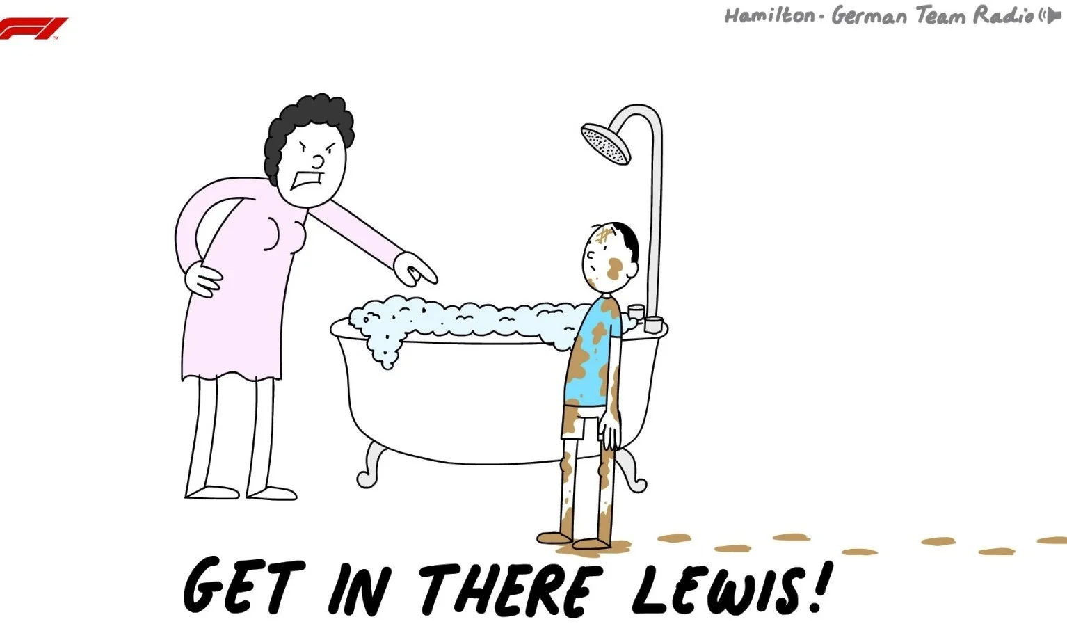 F1 Radio Comms Turned Into Cartoons