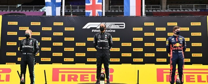 F1 Review Styria 2020 podium