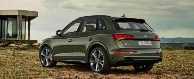 Facelifted Audi Q5 rear
